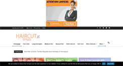 Desktop Screenshot of haircutstyles.net